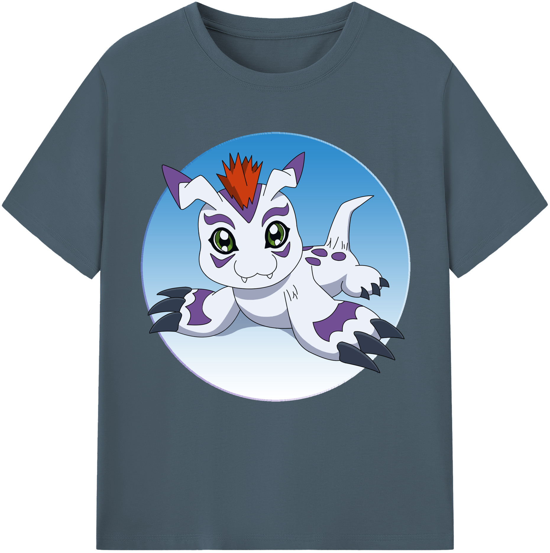 （画像用） Digimon デジタルモンスター/デジモン 綿100％半袖Tシャツ（フロントプリント）
